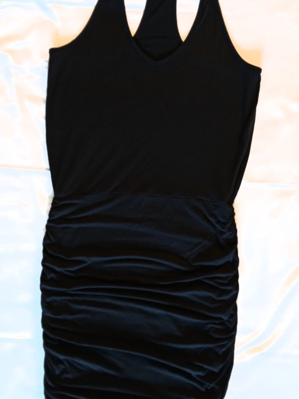 Women's Athleta, sports sleevless black dress, large